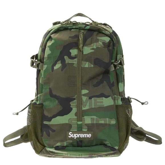 Authentic Supreme Woodland Camo Backpack - Picture 1 of 7